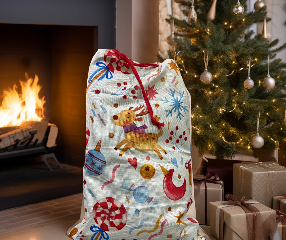 Personalised Large Xmas Santa Sack