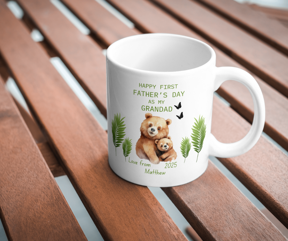 1st Father Day 'GRANDAD' Personalised