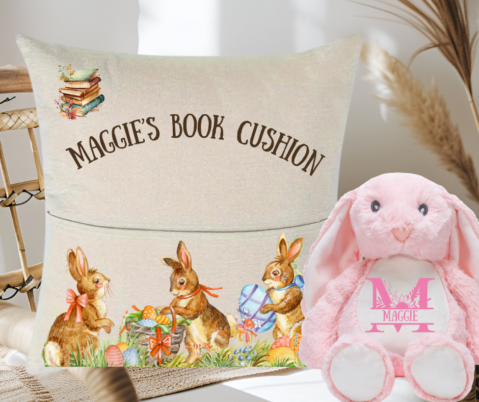 Kids Reading Cushion & Plush Toy