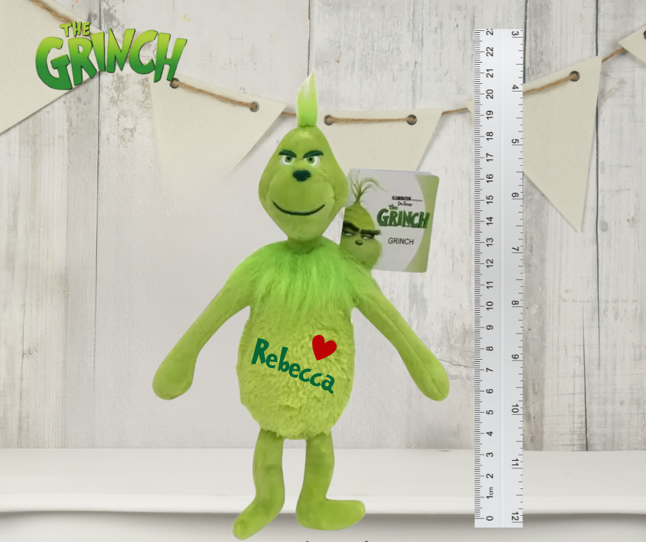 Personalised Grinch Plushie