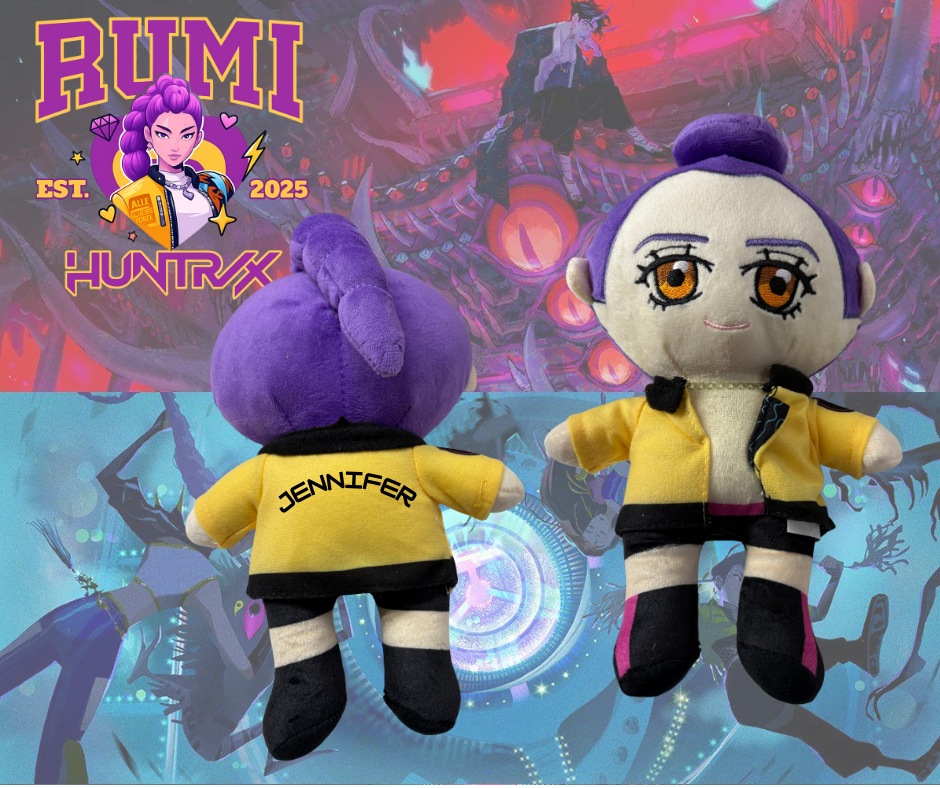 RUMI Demon Hunter Huntrix Personalised Plushie