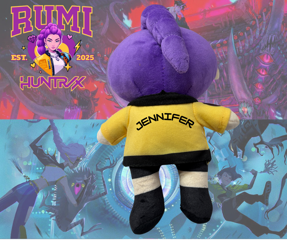 RUMI Demon Hunter Huntrix Personalised Plushie
