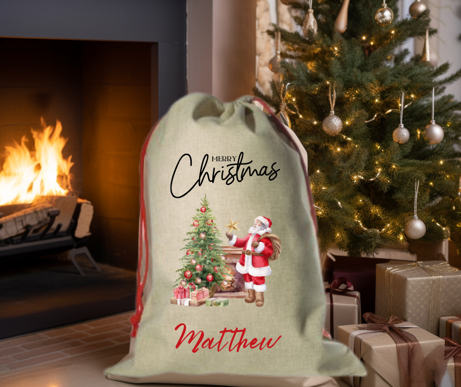 Large Personalised Santa sack