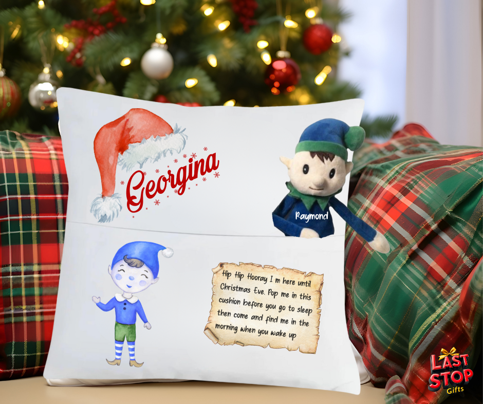 Personalised Elf Cushion
