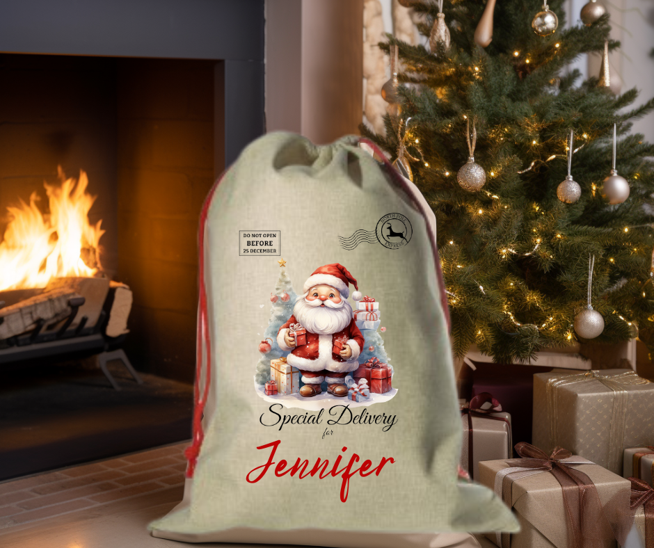 Large Personalised Santa sack