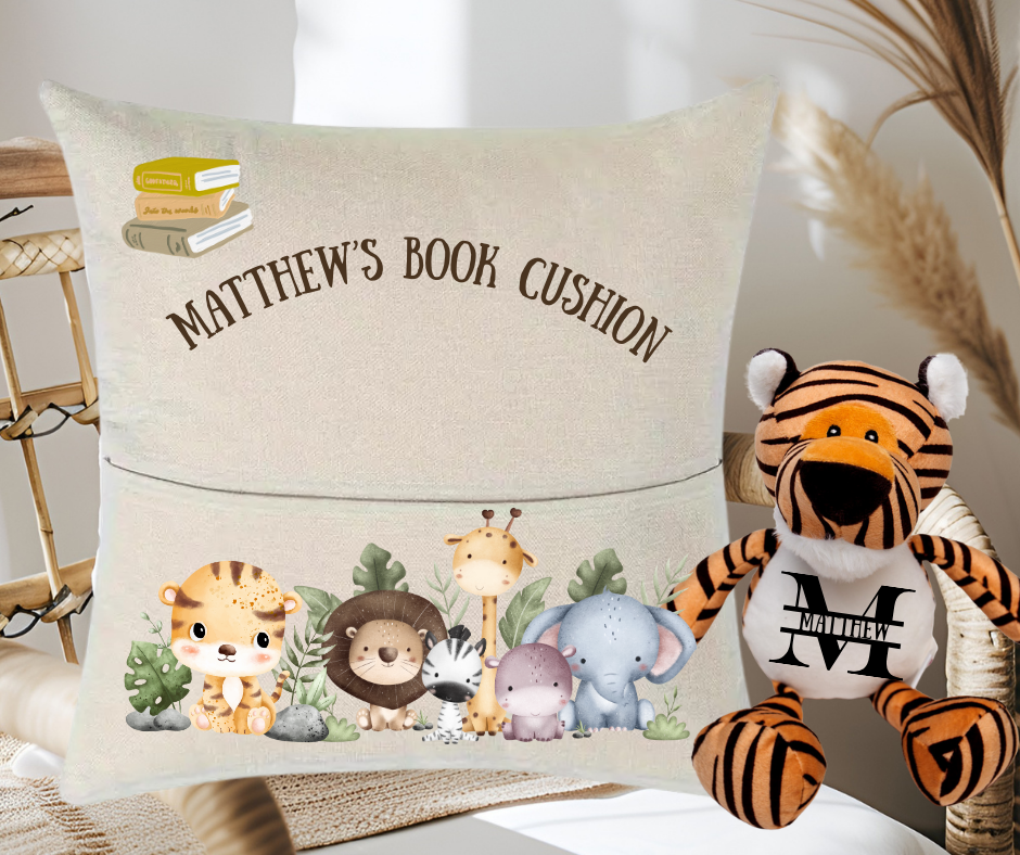 Kids Reading Cushion & Plush Toy