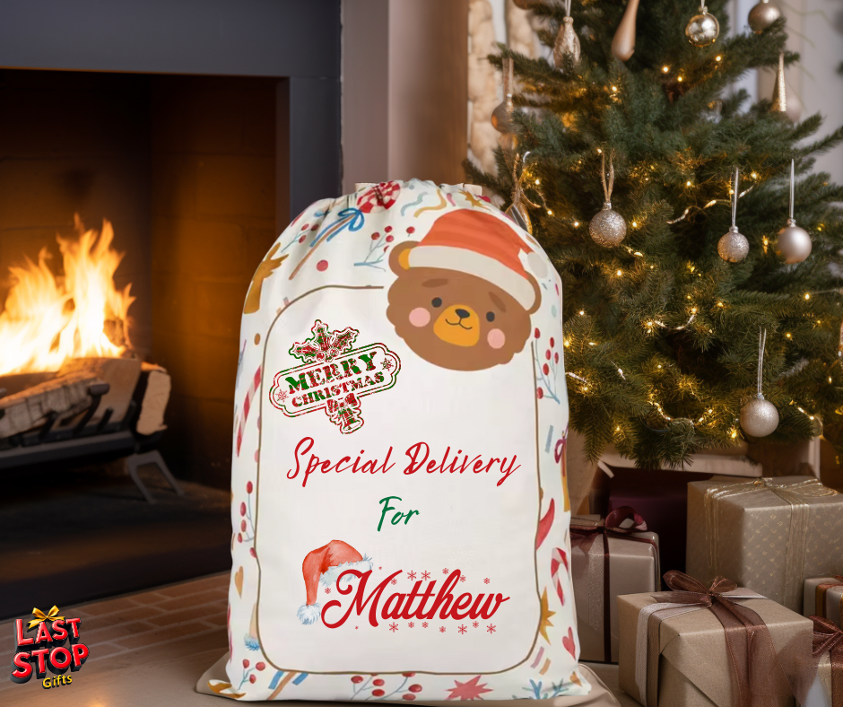 Personalised Large Xmas Santa Sack