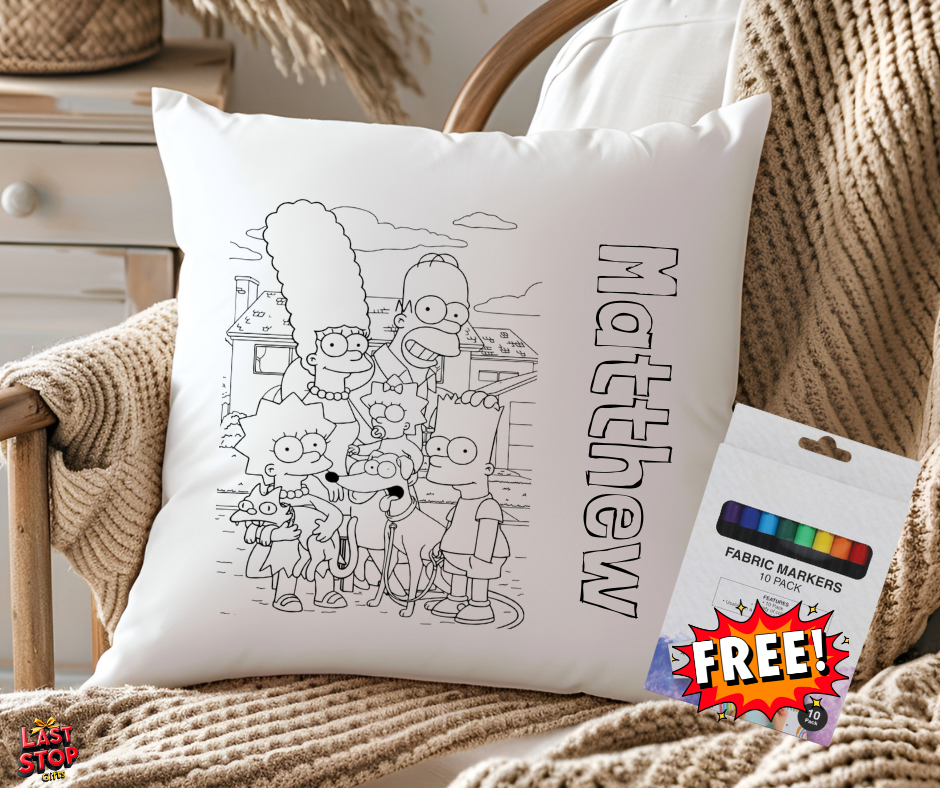Kids Colouring Cushion Covers