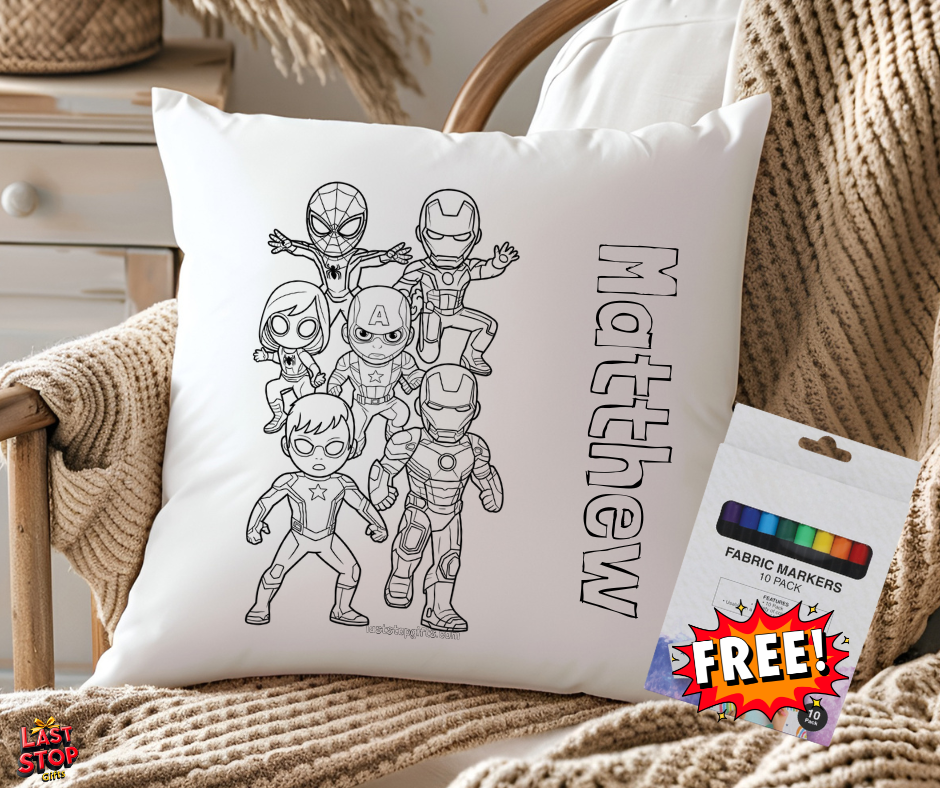 Kids Colouring Cushion Covers