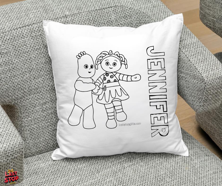 Personalised Kids colouring cushion - ITNG -