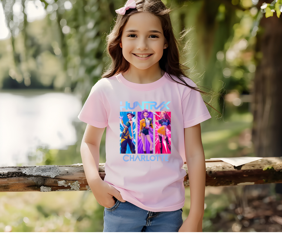 Demon Hunter - Huntrix T-shirt - PERSONALISED