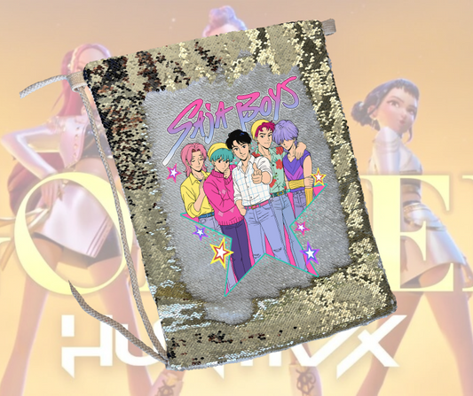 Sequin Draw String Bag - Saja Boys - Demon Hunters