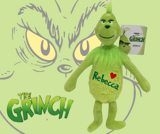 Personalised Grinch Plushie
