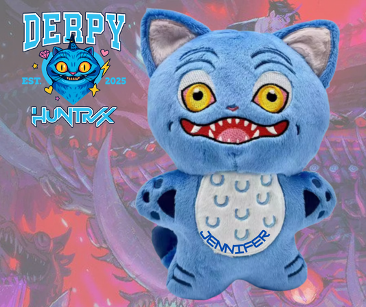 Derpy K Pop Demon Hunter Huntrix Plushie Personalised