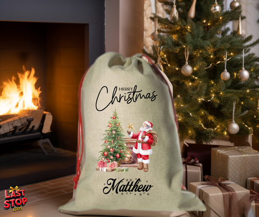 Large Personalised Santa sack