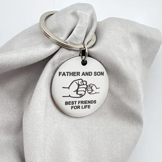 Father & Son Keyring