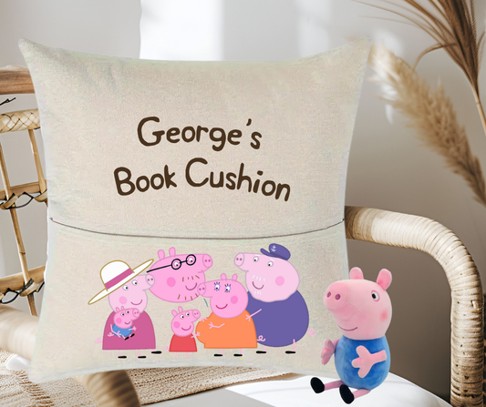 Peppa Pig (GEORGE) book cushion
