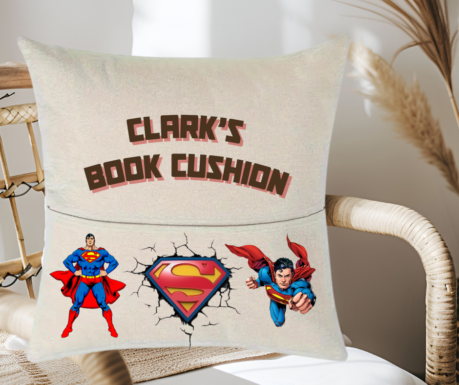 Superman Book Cushion