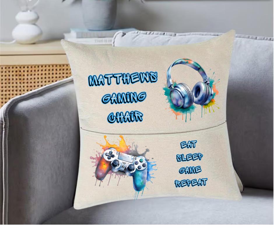 Gaming Cushion Cover - Personalised -