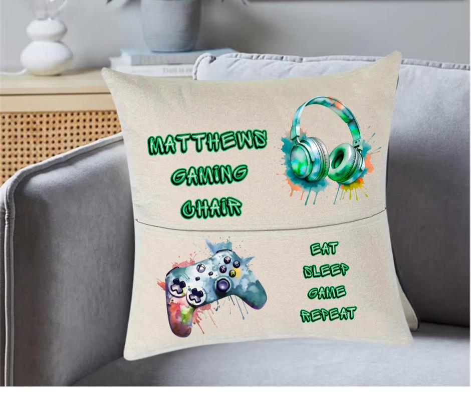 Gaming Cushion Cover - Personalised -
