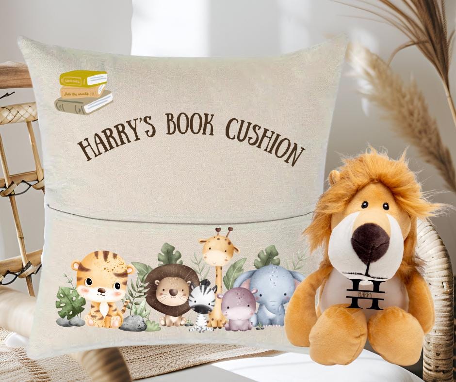 Kids Reading Cushion & Plush Toy