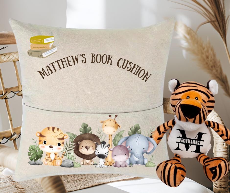 Kids Reading Cushion & Plush Toy