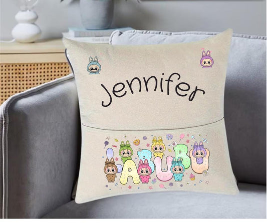 Labubu Cushion - Personalised -