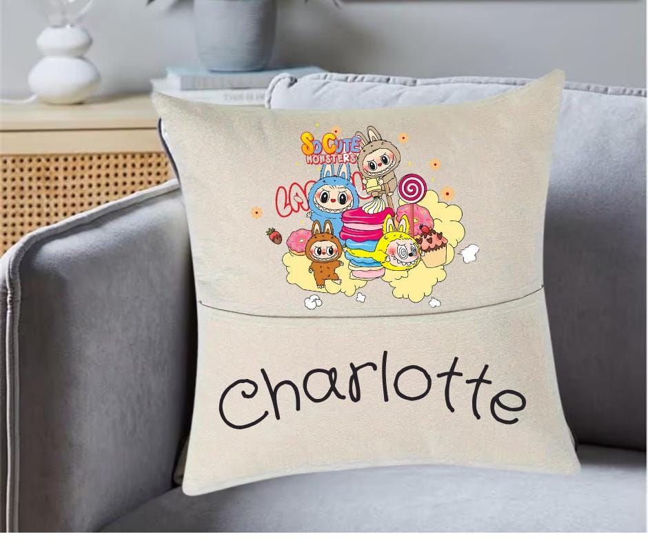 Labubu Cushion - Personalised -