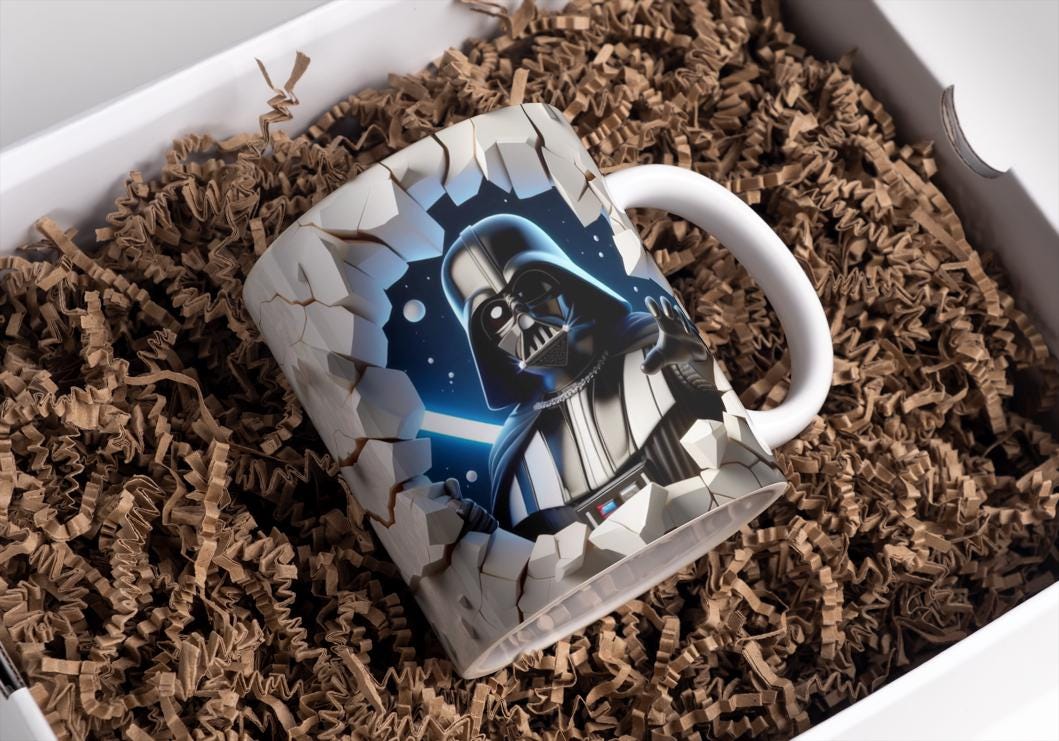 Darth Vader Cartoon Mug