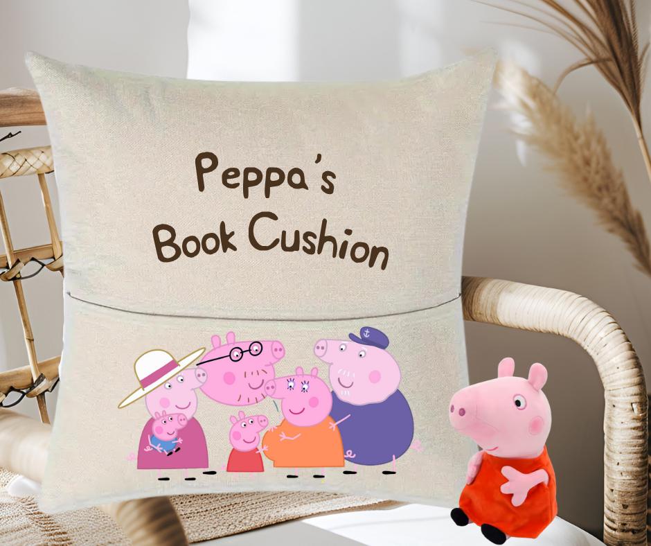 Peppa Pig Book Cushion & Plushie - Personalised-