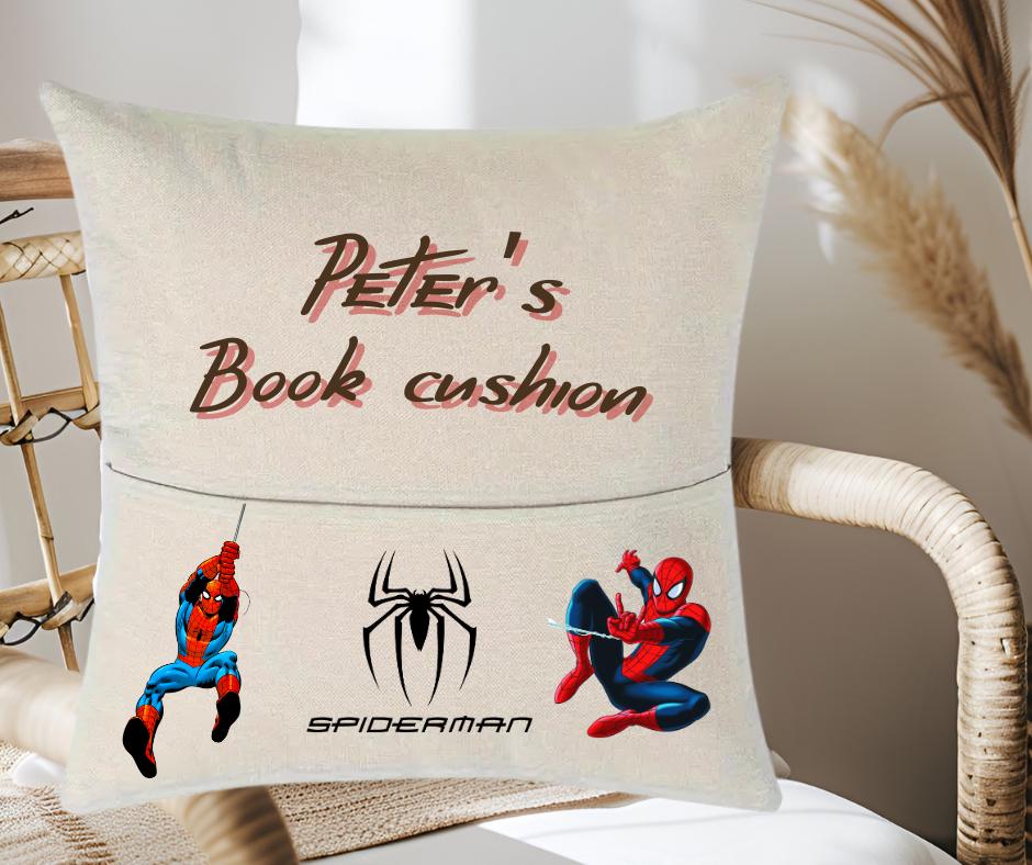 Spider Man Reading cushion