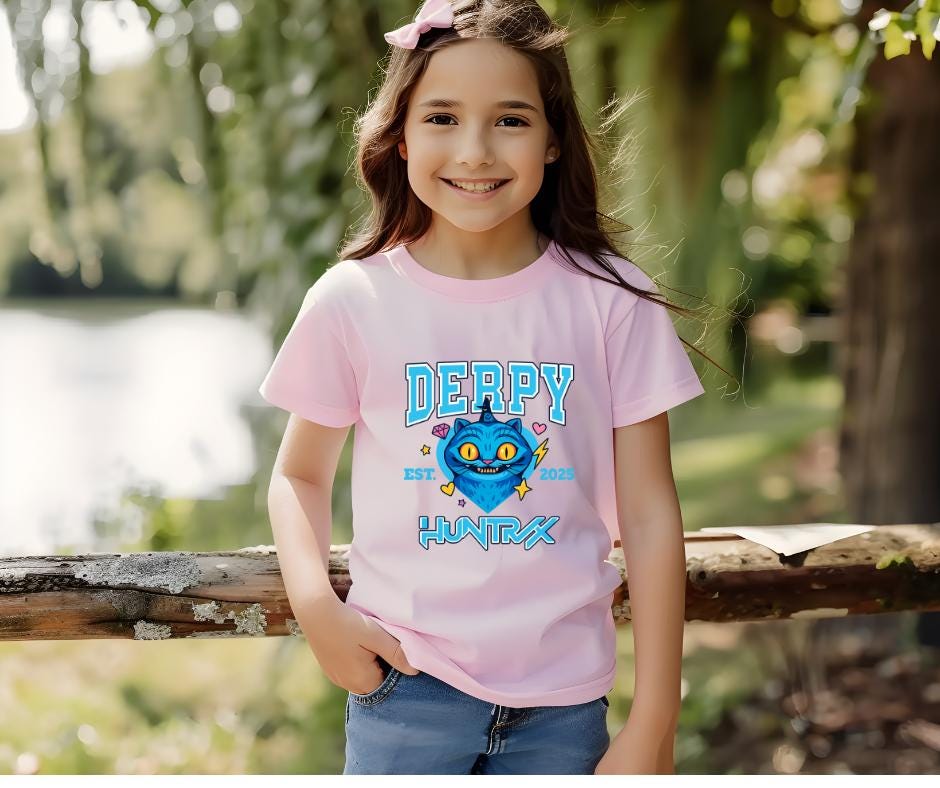 Derpy Demon Hunter T-Shirt PINK