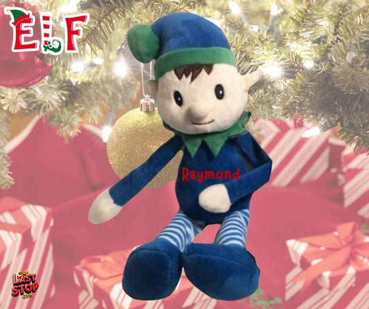 Christmas Elf Personalised Plushie
