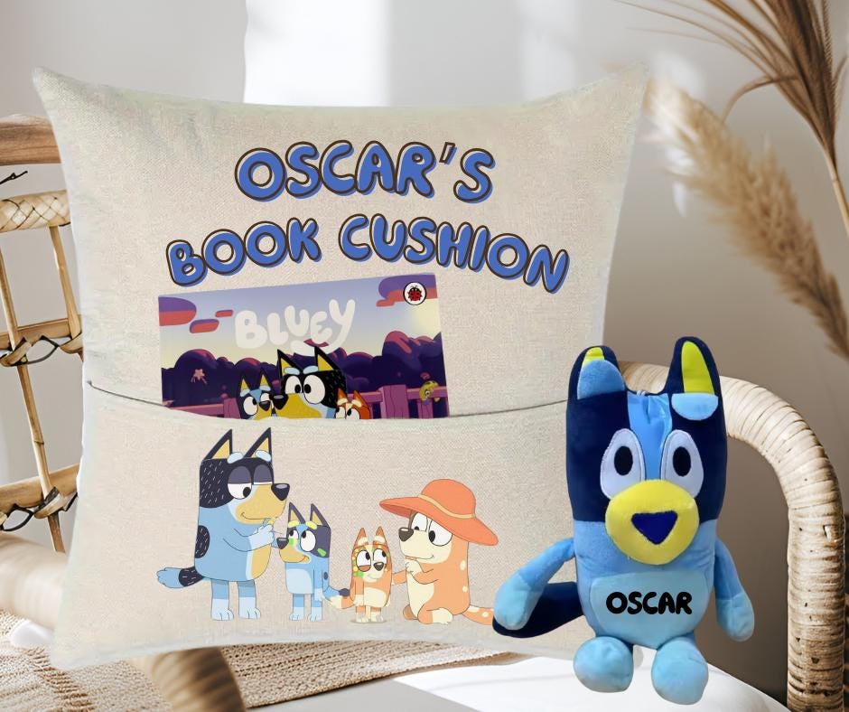 Bluey Reading Cushion