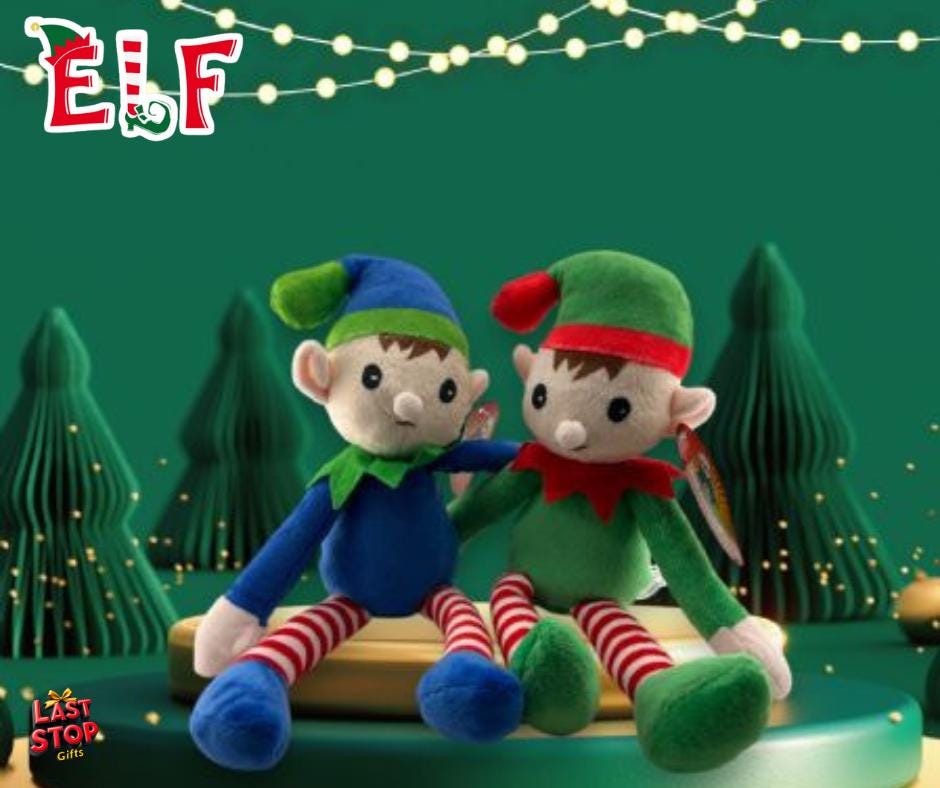 Christmas Elf Personalised Plushie