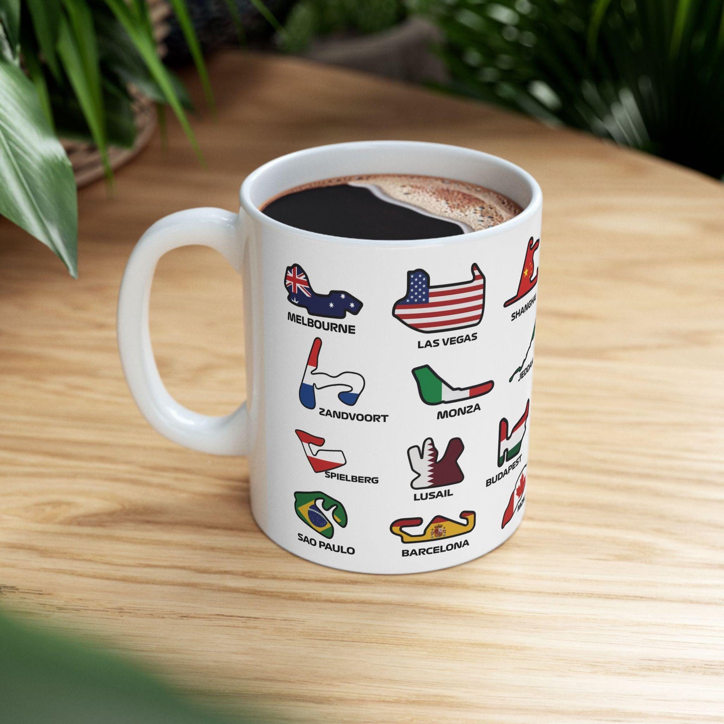 F1 Mug - Grand Prix Tracks