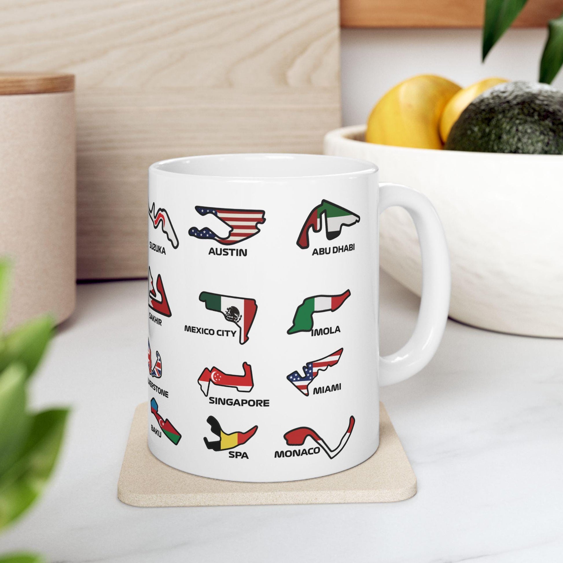F1 Mug - Grand Prix Tracks