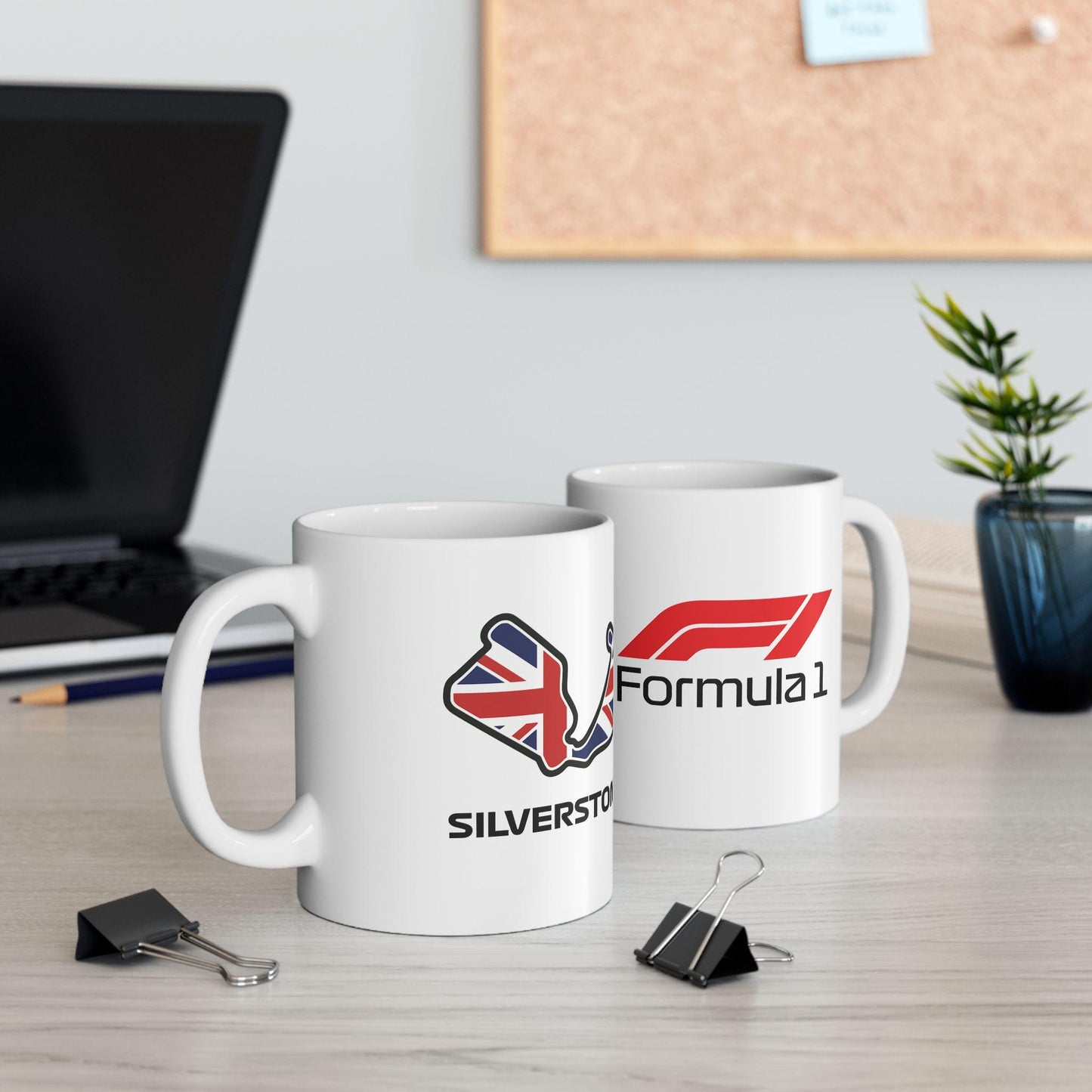 Silverstone Race Track Mug: F1 Formula 1 Ceramic Coffee Cup