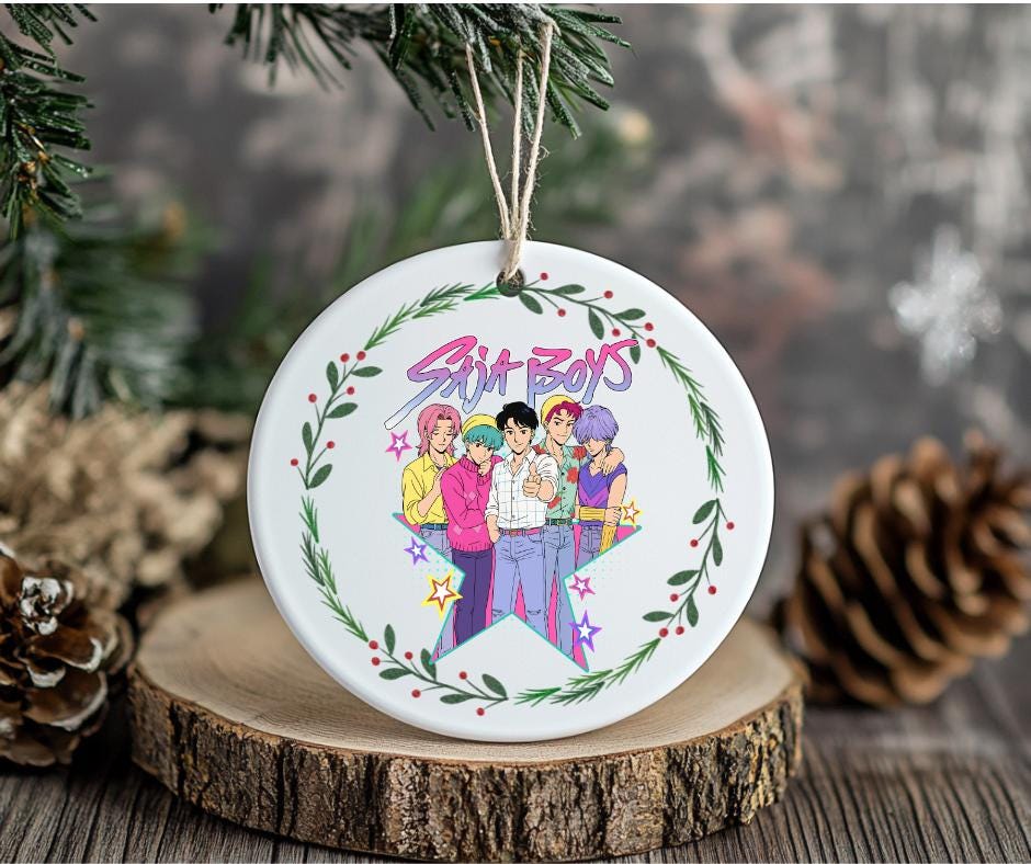 Saja Boys - K Pop- Christmas Decoration bauble