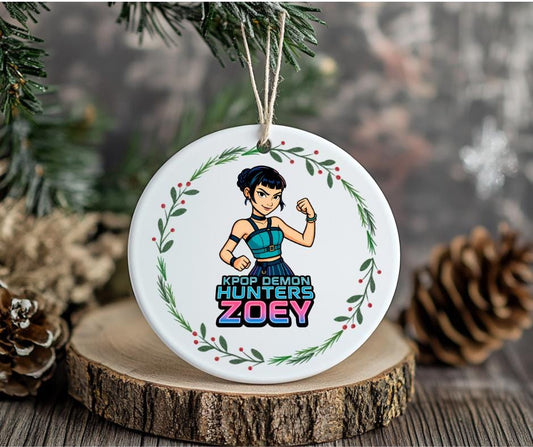 Zoey Demon Hunter Christmas Decoration Bauble