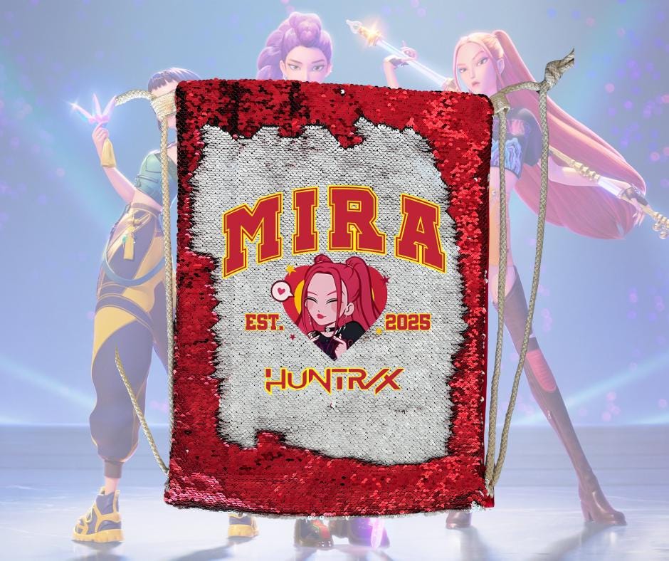 Mira K Pop Demon Hunter Draw string bag