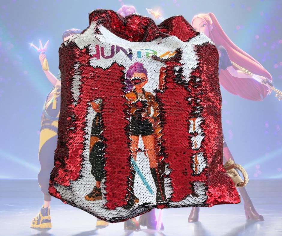 Mira K Pop Demon Hunter Draw string bag
