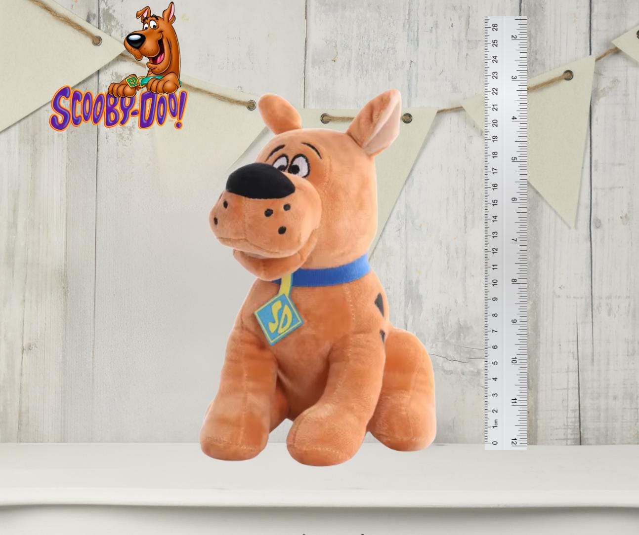 Personalized Scooby Doo Reading Cushion with Pocket & Plushie - Perfect Gift for Kids -