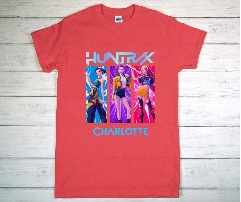 Demon Hunter - Huntrix T-shirt - PERSONALISED