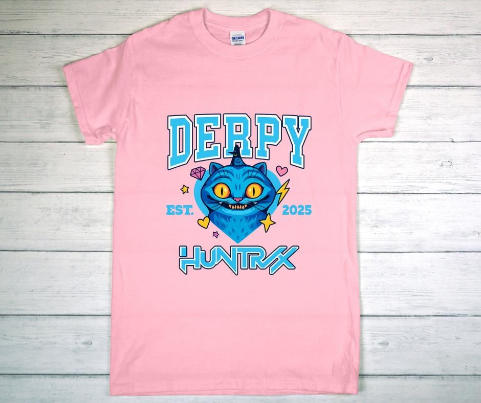 Derpy Demon Hunter T-Shirt PINK