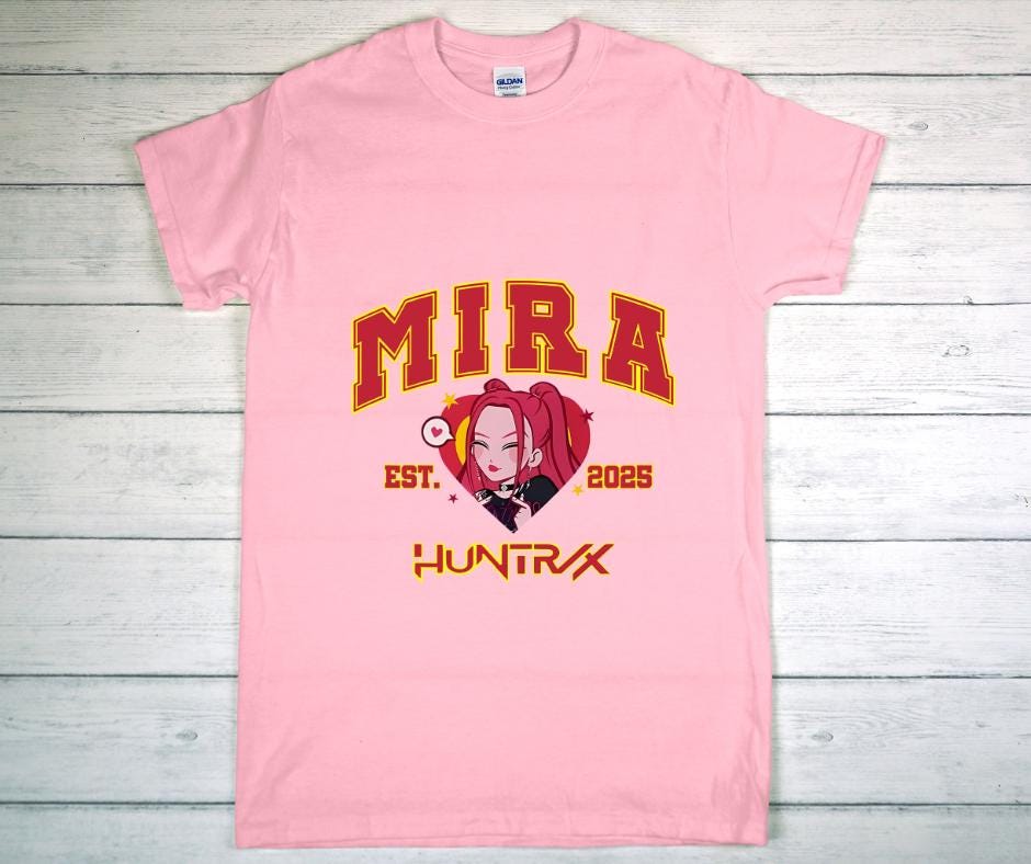 Mira Demon Hunter Kids T shirt PINK