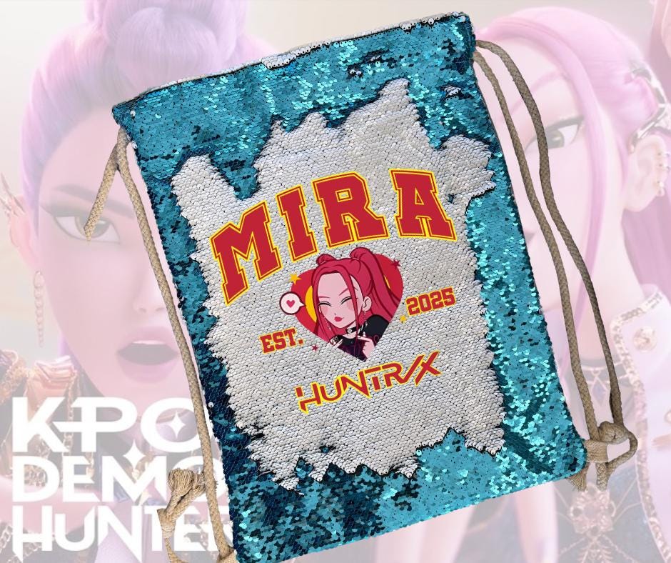 Mira K Pop Demon Hunter Draw string bag