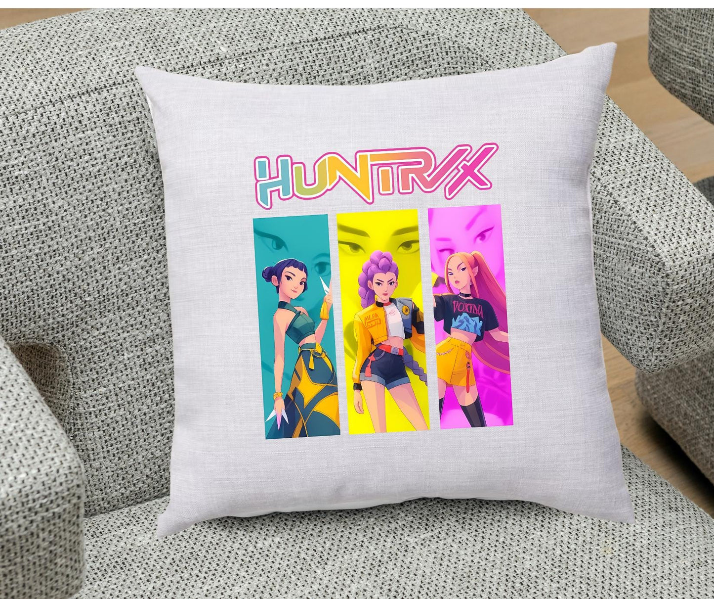 Huntrix Cushion Faux Linen