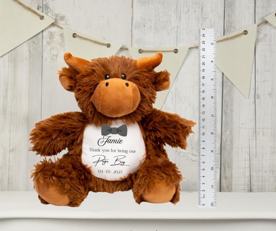 Page Boy personalised Plushie