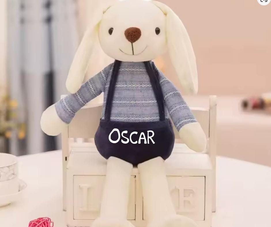 Personalised Bunny, soft, calming, comfort